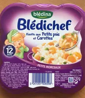 Bledichef risotto petits pois carottes