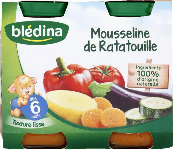 Mousseline de Ratatouille 2x200g