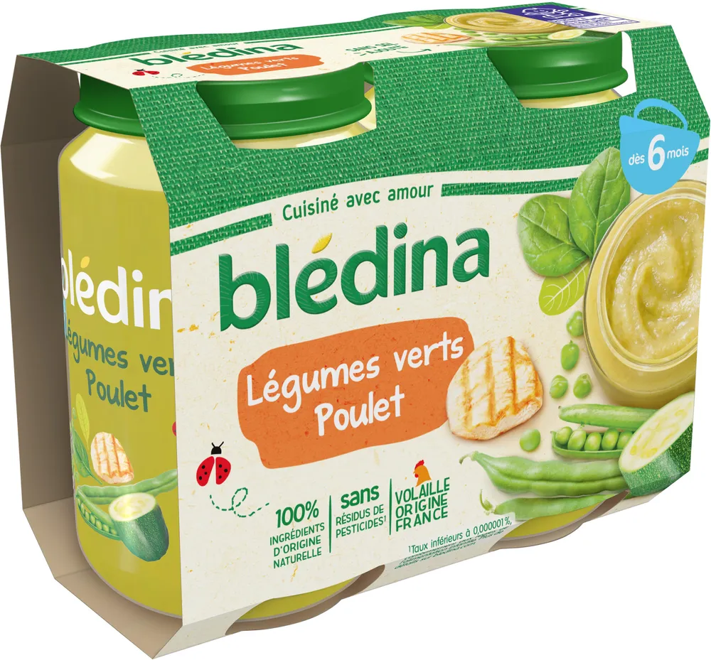 Légumes Verts Poulet 2x200g