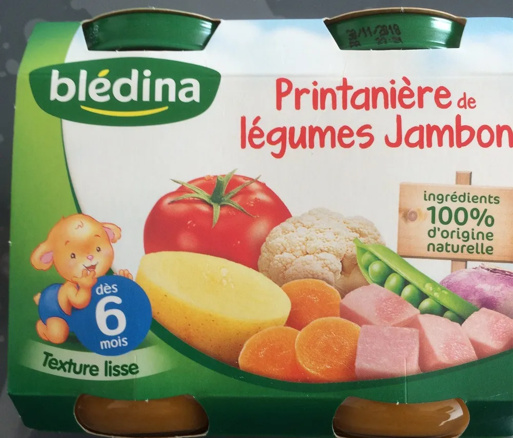 Printanière de Légumes Jambon 2x200g