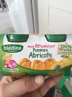 Mon 1er petit pot fruits pomme abricot dès 4/6 mois