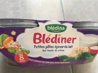 Petites pâtes épinards lait et crème 8M
