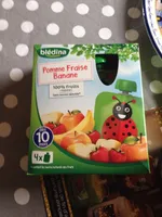 Gourde Pomme Banane Fraise 4x90g dès 10 Mois