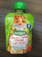 Gourde banane, pomme, mangue, lait de coco dès 10 mois, 90g