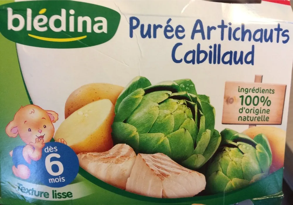 Purée Artichauts Cabillaud