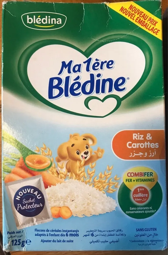 Ma 1ère Blédine - Riz et Carottes