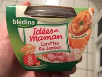 Idées de maman - carottes riz jambon