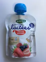 Gourdes lactées fruits rouges