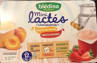 Desserts bébé nature sucré, dès 6 mois Blédina