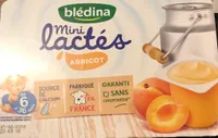 Blédina Mini lactés 6x55g Abricot dès 6 mois