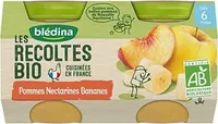 Compote Pommes Nectarines Bananes