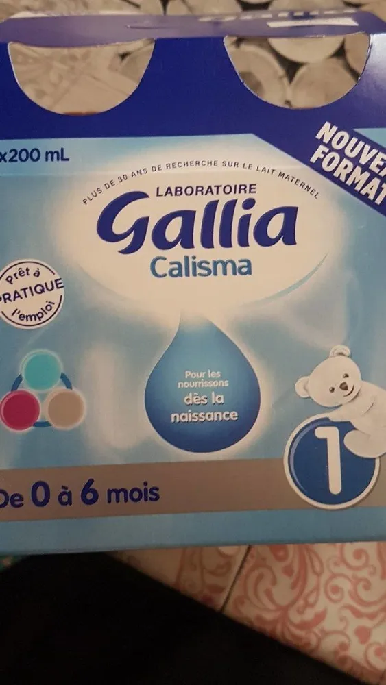 GALLIA CALISMA 1ER AGE 4x200ml De 0 à 6 mois