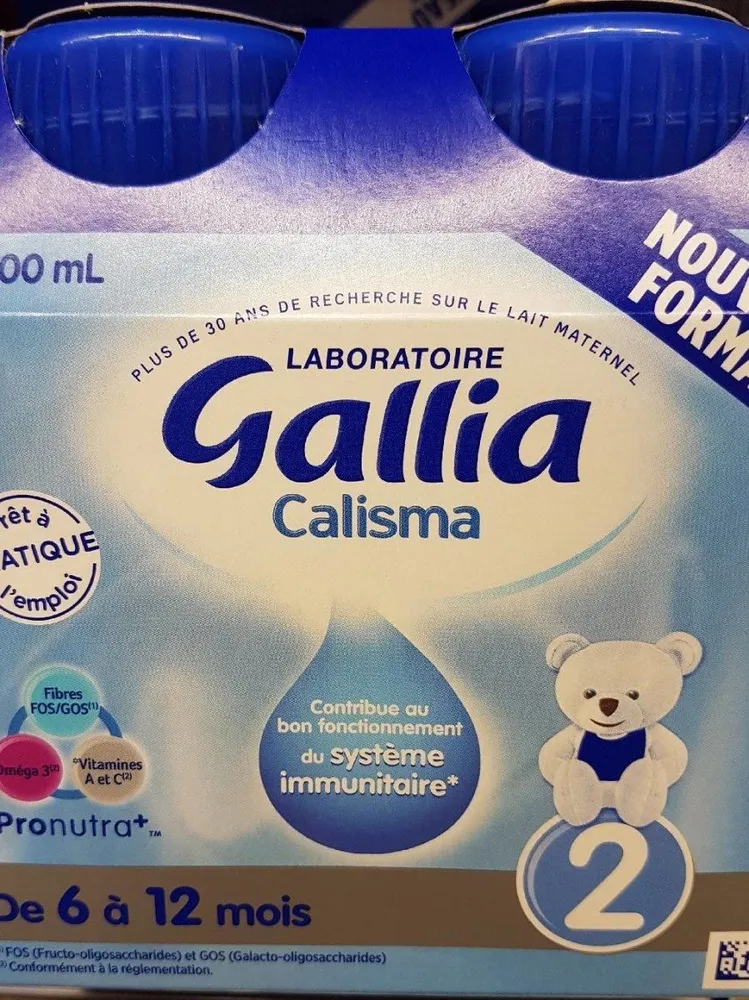 GALLIA CALISMA 2EME AGE 4x200ml De 6 à 12 mois