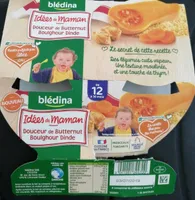 IDEES DE MAMAN BOLS 2x200g Douceur de Butternut Boulghour Dinde Dès 12 mois