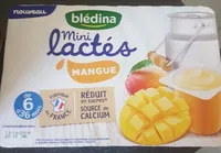 Blédina Mini lactés 6x55g Mangue dès 6 mois