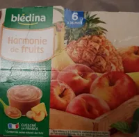 BLEDINA COUPELLES FRUITS Harmonie de Fruits 4x100g Dès 6 Mois