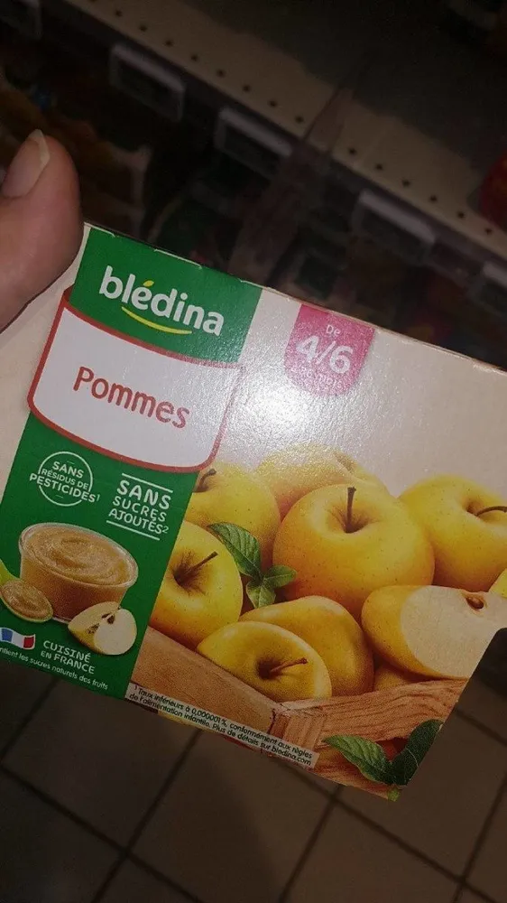BLEDINA COUPELLES FRUITS 4X100g Pommes Dès 4 Mois