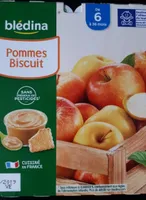BLEDINA COUPELLES FRUITS 8x100g Pommes biscuit dès 6 Mois