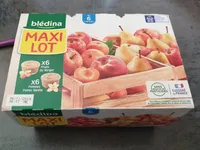 BLEDINA COUPELLES FRUITS Fruits du Verger / Pommes Poires Vanille 12x100g Dès 6 Mois