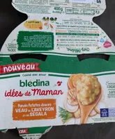IDEES DE MAMAN 2x200g Panais Patates douces Veau de l'Aveyron et du Ségala Dès 12 mois