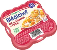 BLEDICHEF 230g Riz aux Légumes et Poulet Dès 12 mois