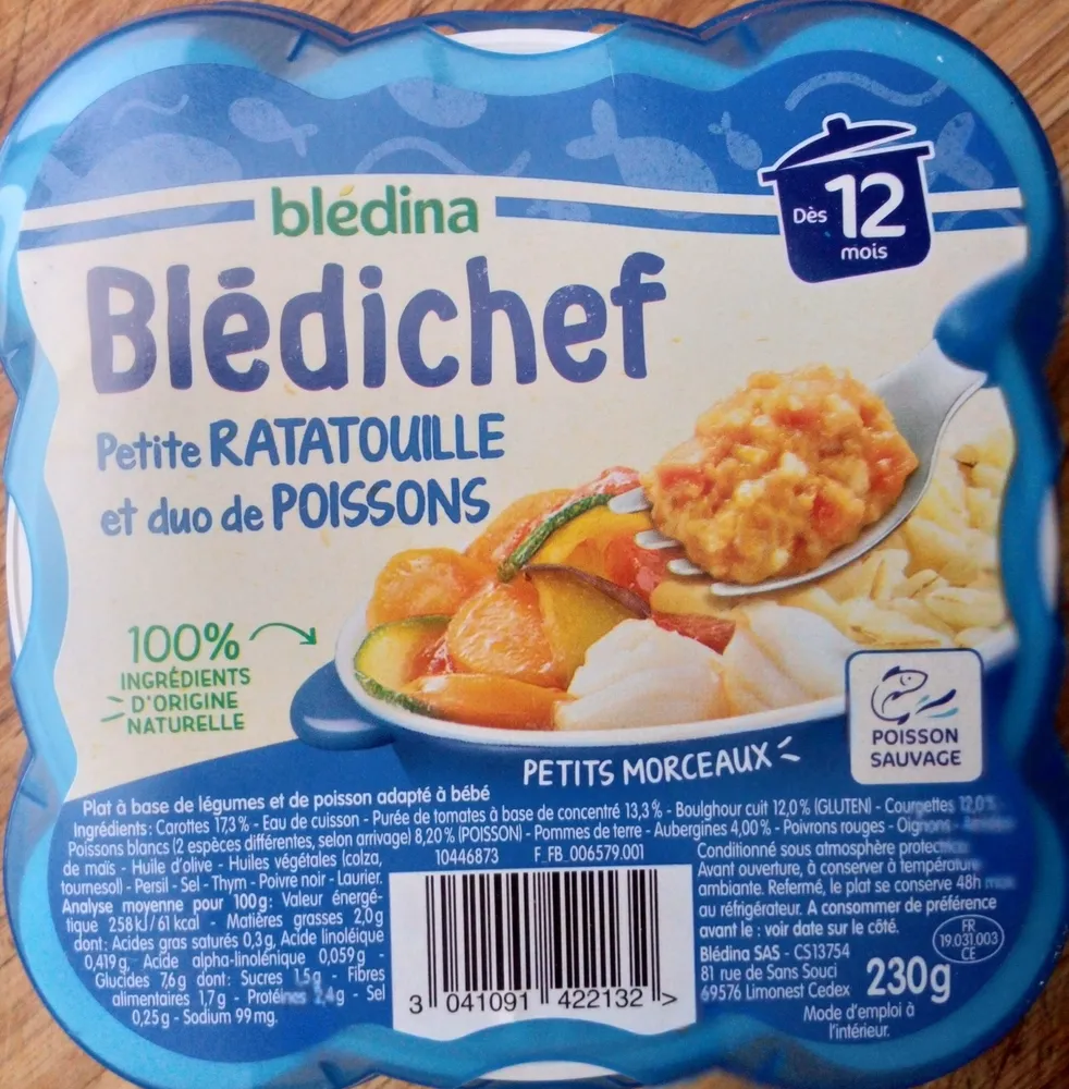 Petite ratatouille et duo de poissons