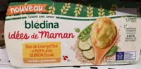 IDEES DE MAMAN Céréales gourmandes BOLS 2x200g Duo de Courgettes et Petits pois Quinoa Basilic Dès 12 mois