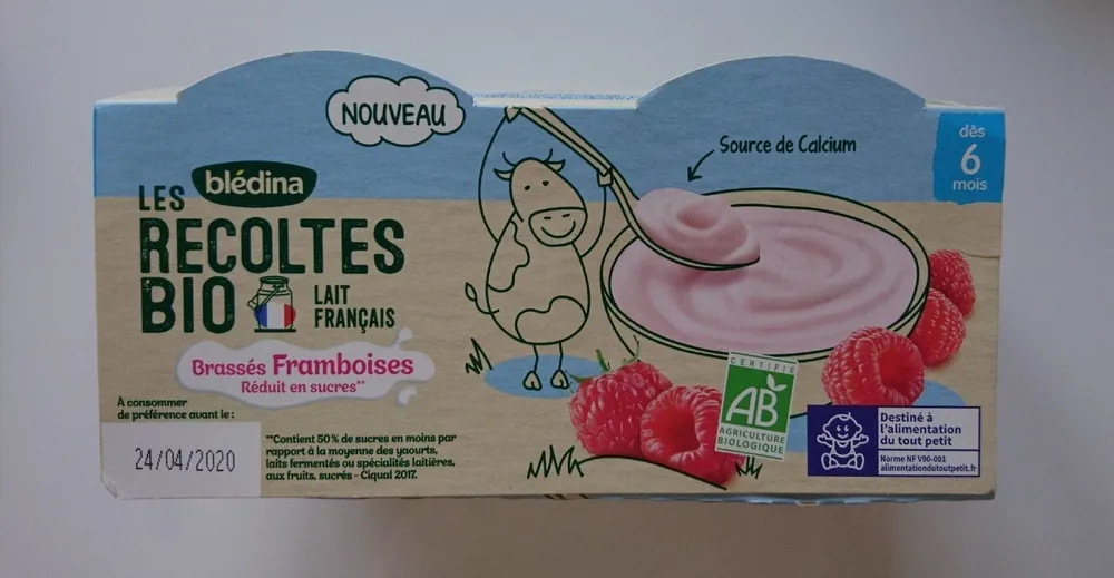 Brasses framboises bio