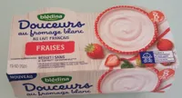BLEDINA DOUCEUR AU FROMAGE BLANC Fraise 4x100g Dès 8 Mois