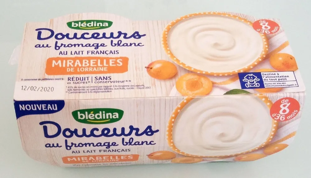 Douceurs au fromage blanc mirabelles