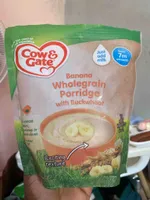 Banana wholegrain porridge with buckwheat