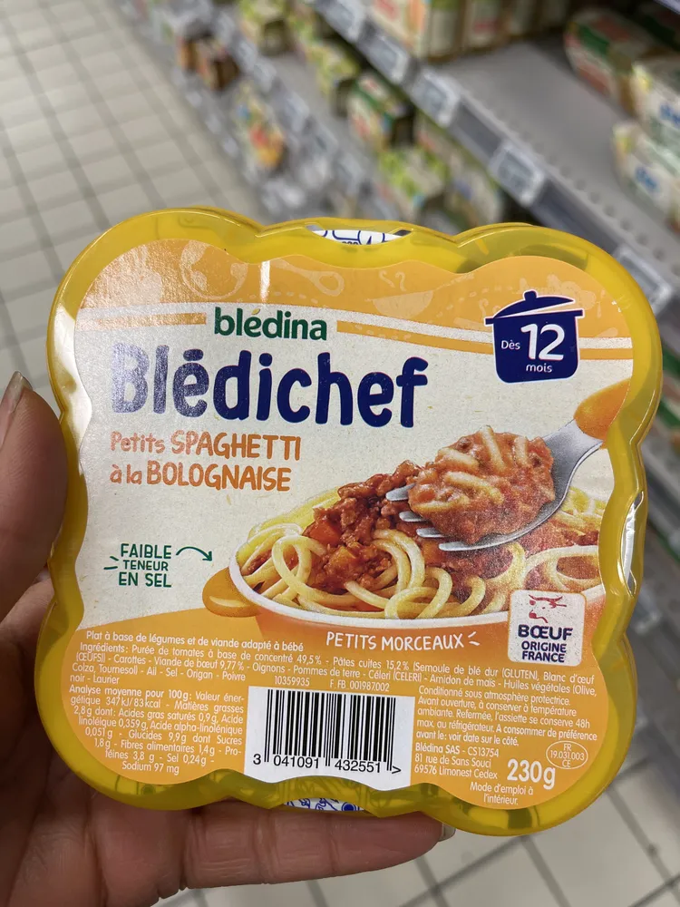 Petits Spaghetti à la Bolognaise - Dès 12 Mois