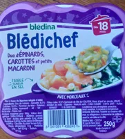 Duo d'Epinards, Carottes et Petits Macaroni