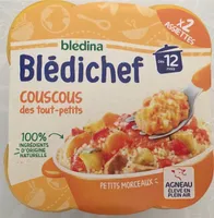 BLEDICHEF 2x230g Couscous des tout-petits Dès 12 mois
