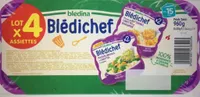 BLEDINA BLEDICHEFx4 Etuvée de Butternut, Carottes et Boulghour / Polenta, Brocolis et Carottes Fondantes Dès 15 Mois