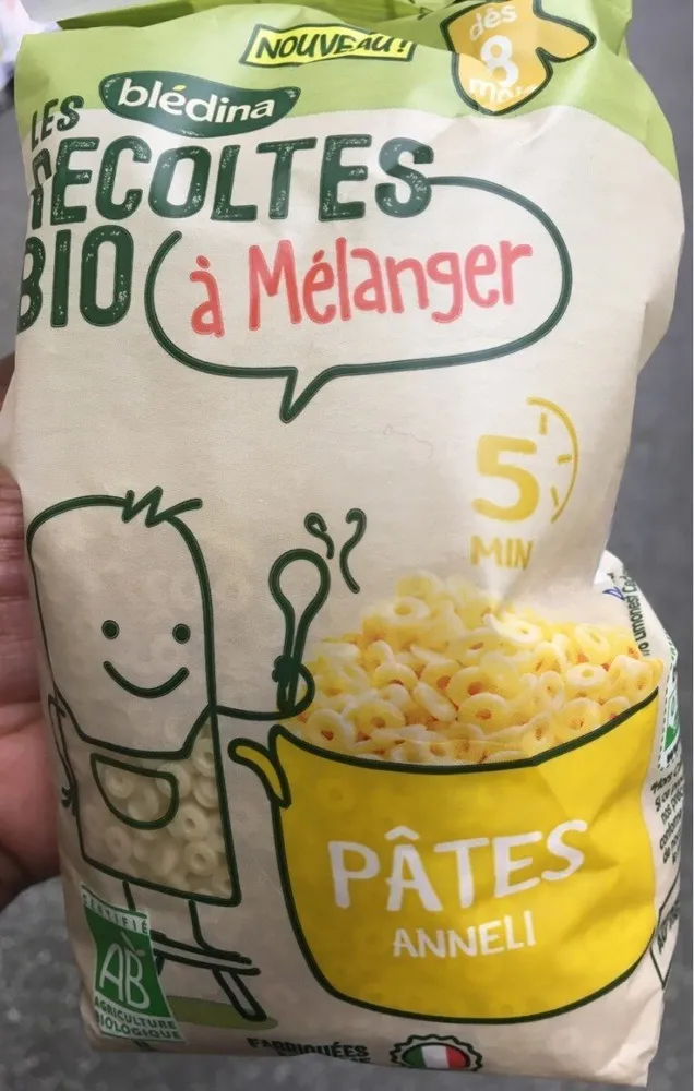LES RECOLTES BIO à mélanger 290g Pâtes Anneli Dès 8 mois