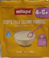 Baby's first creamy porridge
