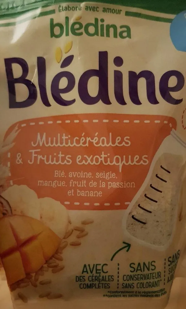 BLEDINE 200g Multicéréales & Fruits Exotiques Dès 6 mois