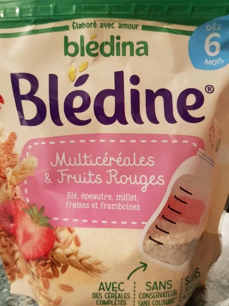 BLEDINE 200g Multicéréales & Fruits Rouges Dès 6 mois