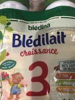 BLEDINA BLEDILAIT Croissance 3 Nature 4x500ml De 1 à 3 Ans