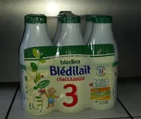 BLEDINA Blédilait Croissance 6X1L - dès 12 mois