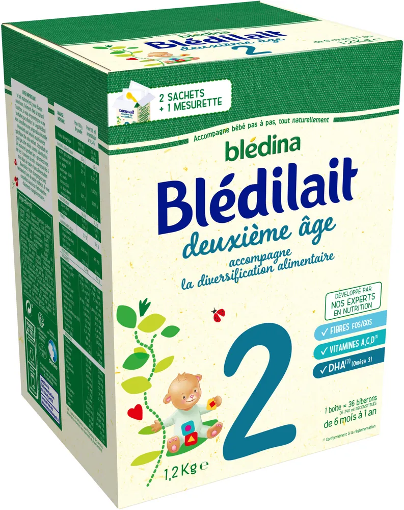 BLEDILAIT 2ème âge Bag in Box 1,2kg de 6 à 12 mois