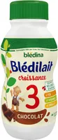 BLEDILAIT Croissance 3 Chocolat 500ml De 1 à 3 ans