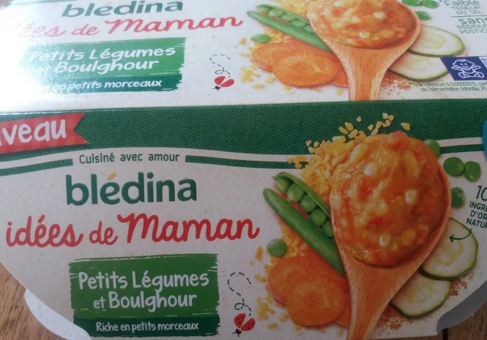 IDEES DE MAMAN BOLS 2x200g Petits Légumes et Boulghour Dès 15 mois