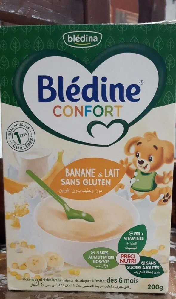 Banane et Lait sans Gluten