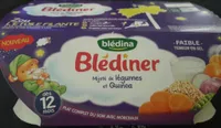 Blédiner mijoté de légumes et  quinoa