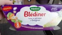 BLEDINA BLEDINER Fondue de Poireaux et Boulghour 2x200g Dès 8 Mois
