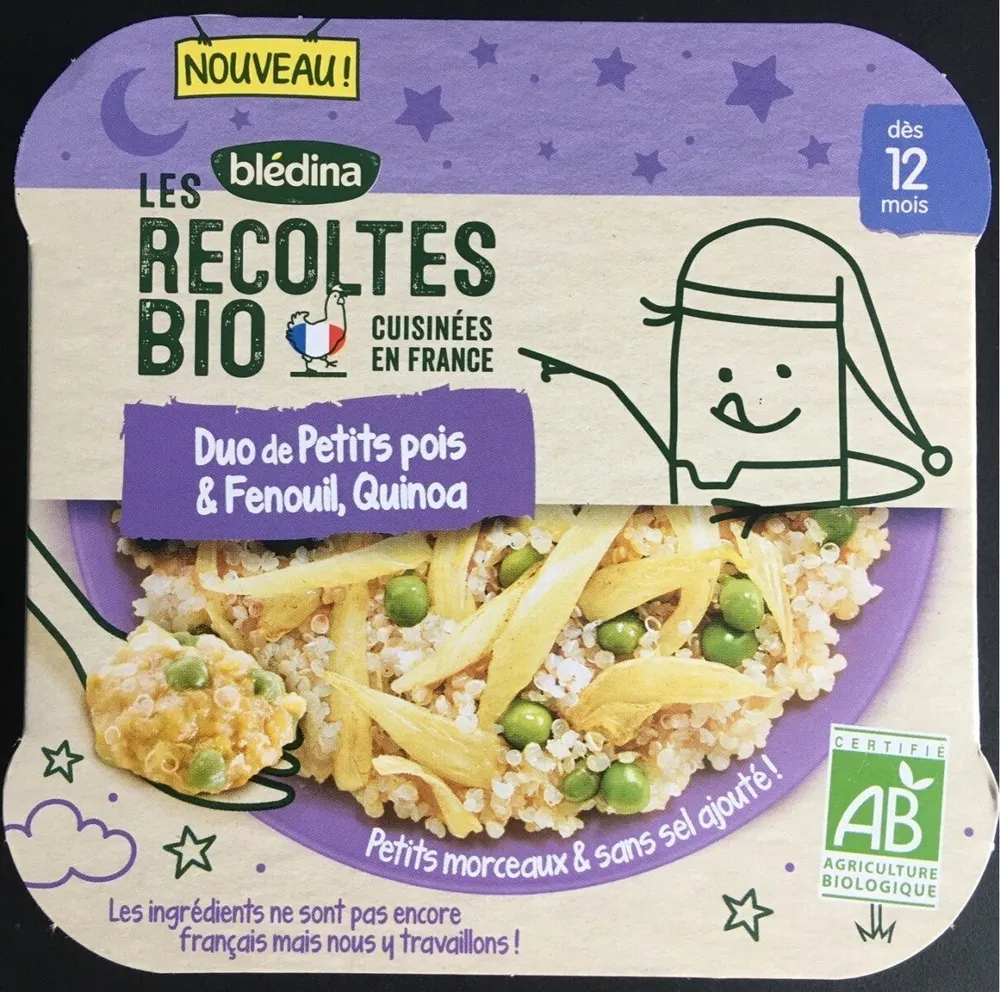 Duo de Petits Pois & Fenouil, Quinoa