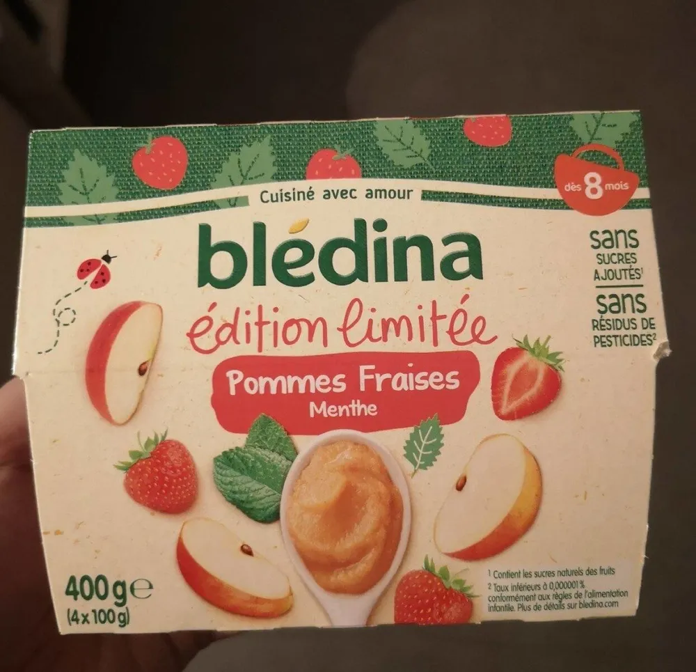 BLEDINA COUPELLES FRUITS Edition Limitée M 4x100g Dès 8 Mois