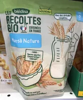 BLEDINA LES RECOLTES BIO Muesli Nature 180g Dès 6 Mois
